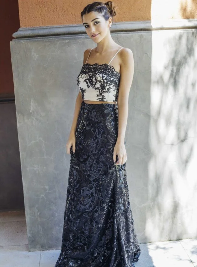 Pollera Kate Negro talle M - Toia de Kiev - Alquiler de vestidos de fiesta