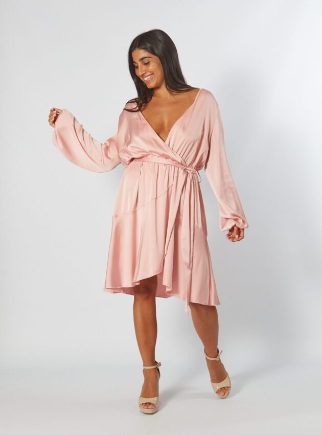 Vestido Galway Rosa talle L - Toia de Kiev - Alquiler de vestidos de fiesta