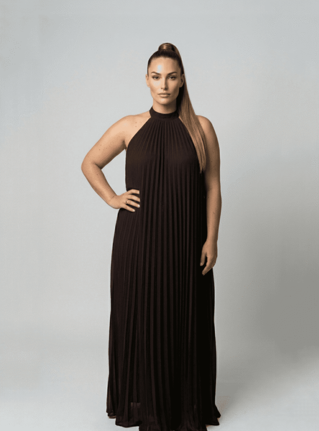 Vestido Marfil Negro talle 2XL - Toia de Kiev - Alquiler de vestidos de fiesta