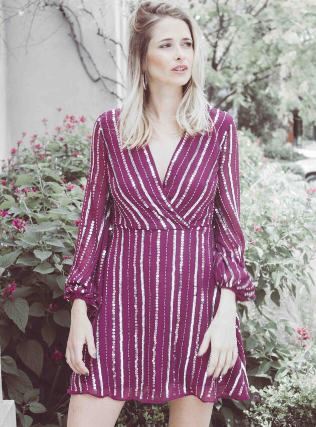 Vestido Willa Violeta talle S - Toia de Kiev - Alquiler de vestidos de fiesta
