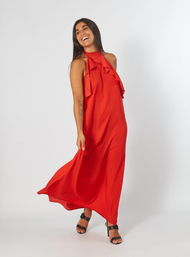 Vestido Tini Red Rojo talle S - Toia de Kiev - Alquiler de vestidos de fiesta