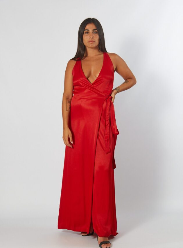 Vestido Mango Rojo talle S - Toia de Kiev - Alquiler de vestidos de fiesta