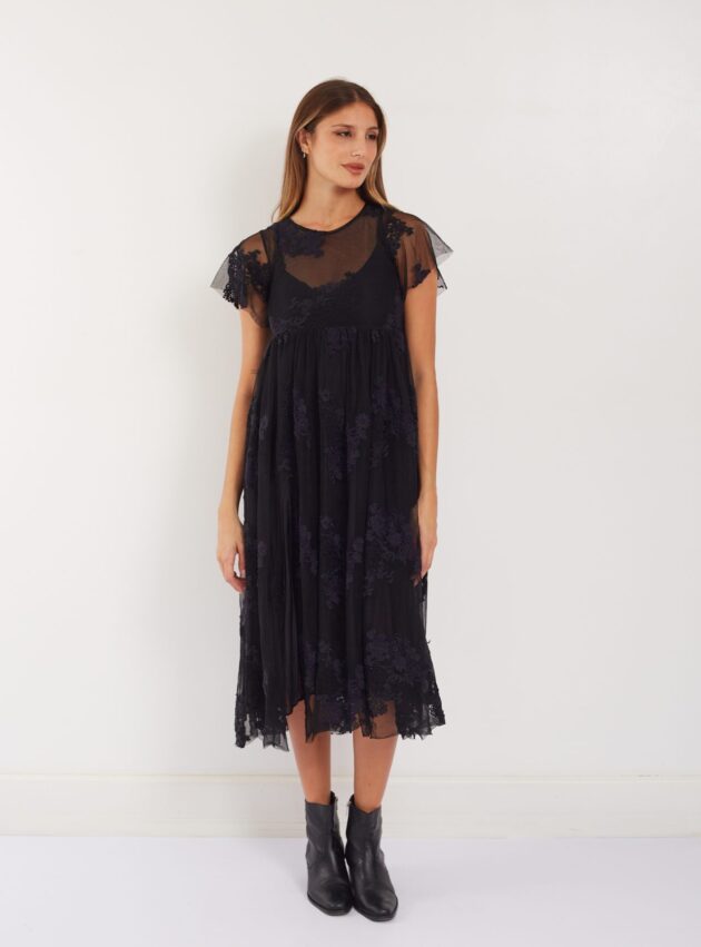 Vestido Camille Negro talle S - Toia de Kiev - Alquiler de vestidos de fiesta