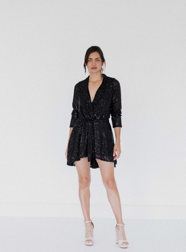 Vestido Tauro Black Negro talle M - Toia de Kiev - Alquiler de vestidos de fiesta