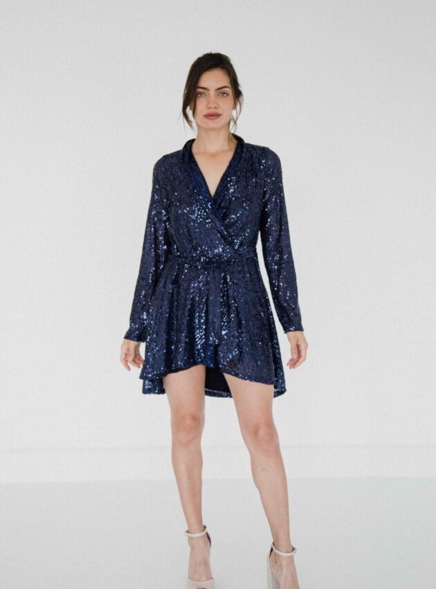 Vestido Tauro Blue Azul talle M - Toia de Kiev - Alquiler de vestidos de fiesta