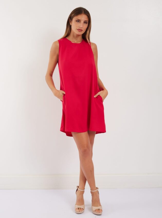 Vestido Katia Fucsia talle L - Toia de Kiev - Alquiler de vestidos de fiesta