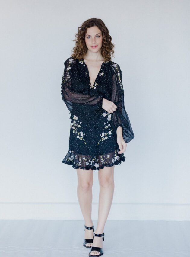Vestido Boulan Negro talle M - Toia de Kiev - Alquiler de vestidos de fiesta