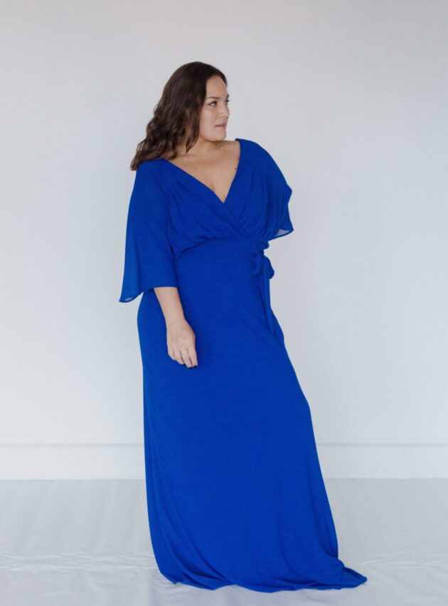 Vestido Venice Azul talle 2XL - Toia de Kiev - Alquiler de vestidos de fiesta