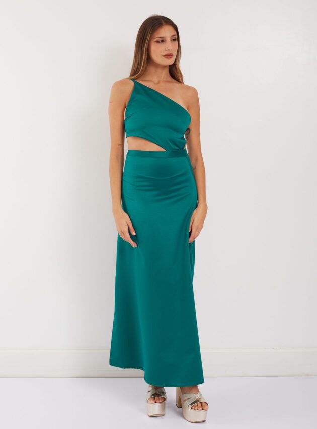 Vestido Virgo Esmeralda Verde talle S - Toia de Kiev - Alquiler de vestidos de fiesta