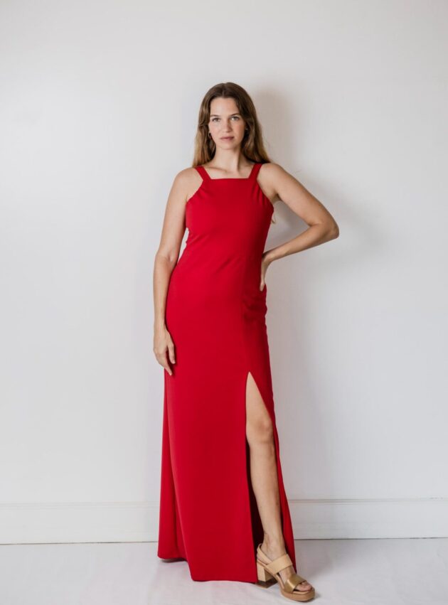 Vestido Rimmel Red Rojo talle M - Toia de Kiev - Alquiler de vestidos de fiesta