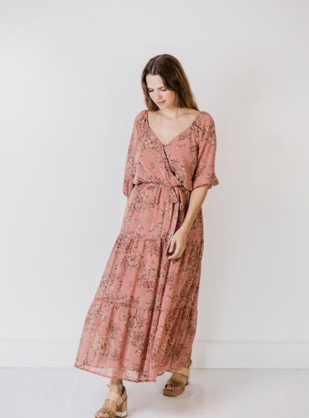 Vestido Girona Rosa talle L - Toia de Kiev - Alquiler de vestidos de fiesta
