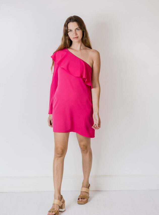 Vestido Aguila Fucsia talle S - Toia de Kiev - Alquiler de vestidos de fiesta