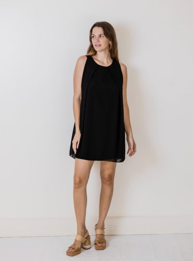 Vestido Casablanca Negro talle M - Toia de Kiev - Alquiler de vestidos de fiesta