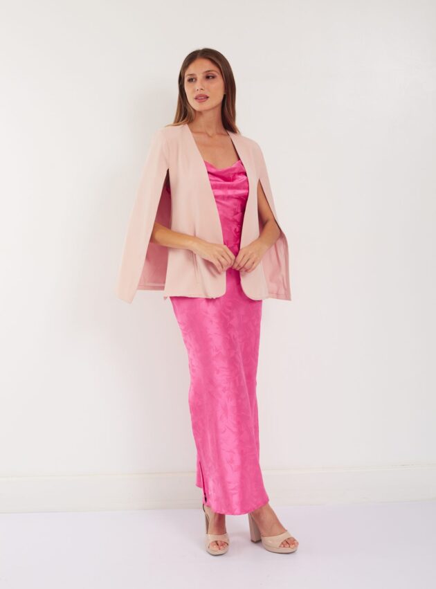 Saco Varsovia Rosa talle L - Toia de Kiev - Alquiler de vestidos de fiesta
