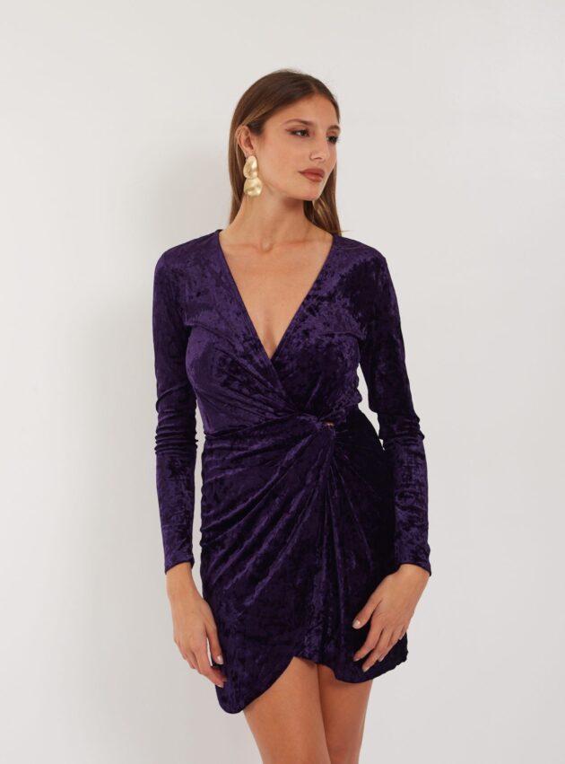 Vestido Vienna S Violeta talle S - Toia de Kiev - Alquiler de vestidos de fiesta