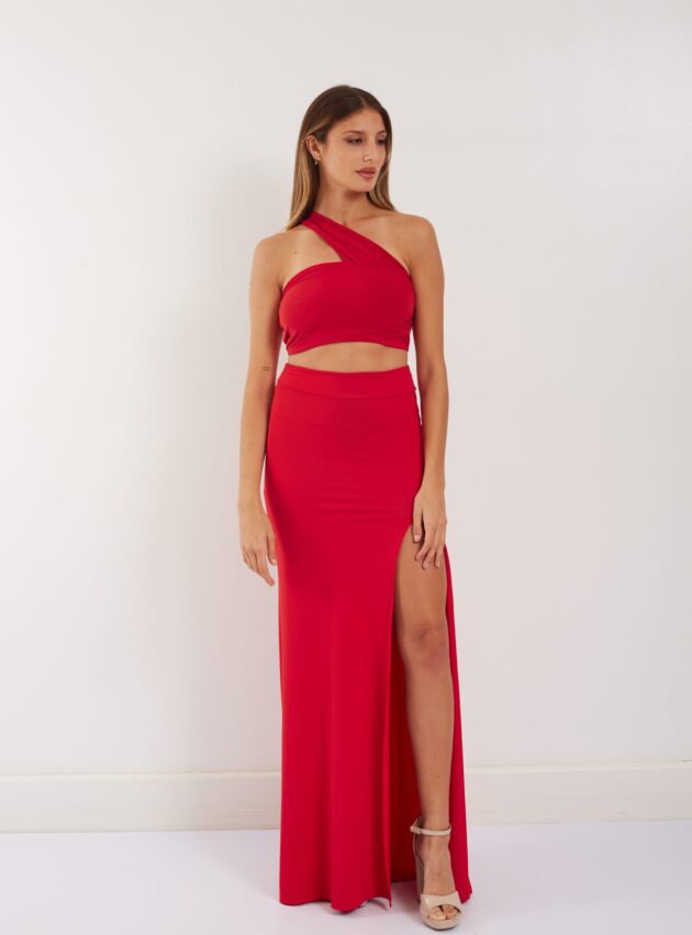 Top Sirena Rojo talle S - Toia de Kiev - Alquiler de vestidos de fiesta