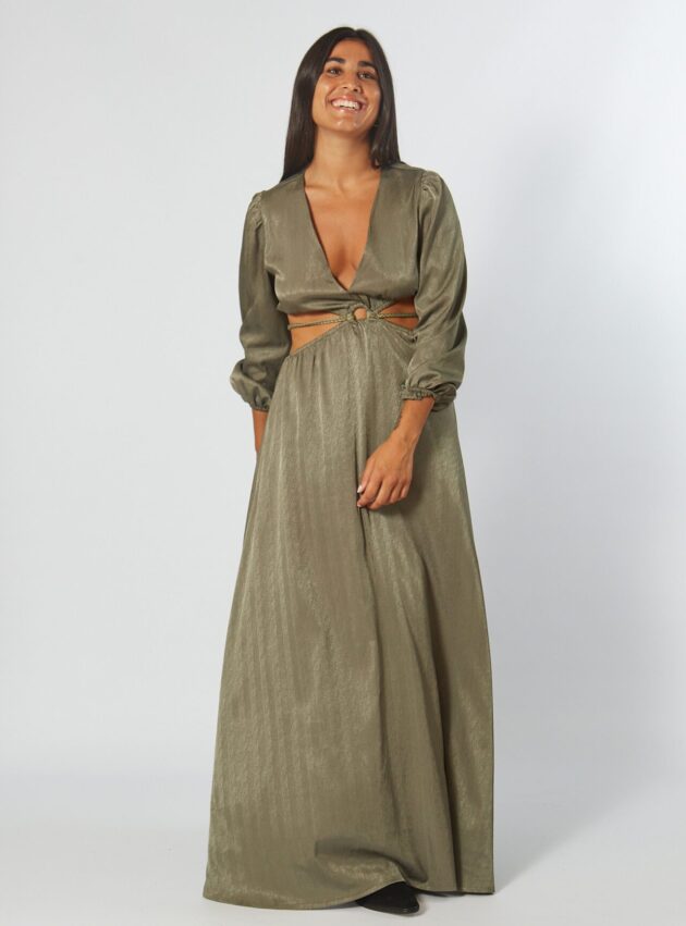 Vestido Canggu Verde talle M - Toia de Kiev - Alquiler de vestidos de fiesta