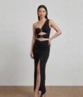 Top Mousse Black Marrón talle S - Toia de Kiev - Alquiler de vestidos de fiesta