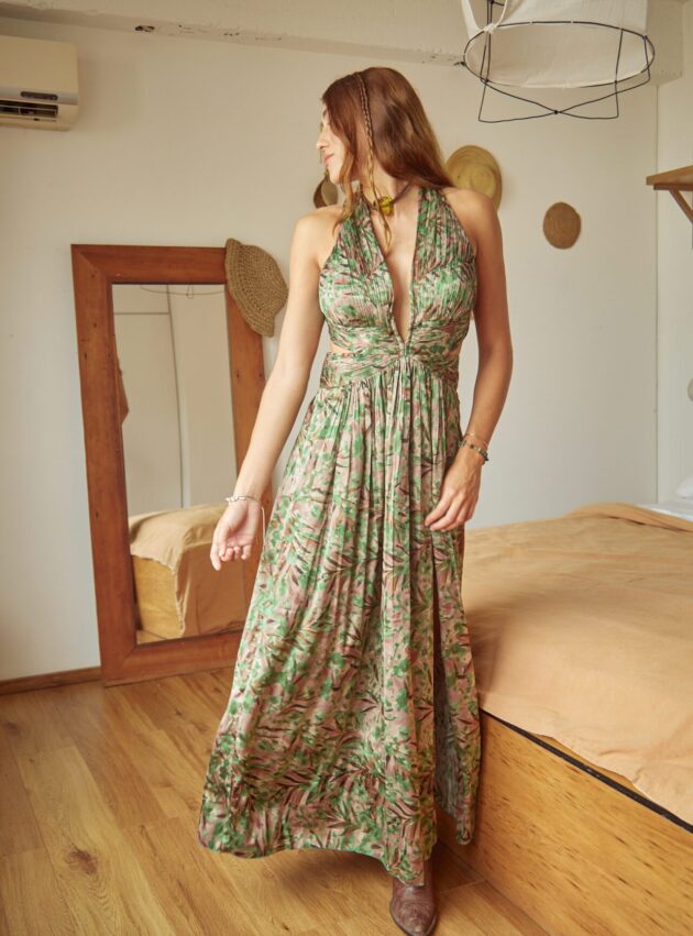Vestido Selva Verde talle M - Toia de Kiev - Alquiler de vestidos de fiesta