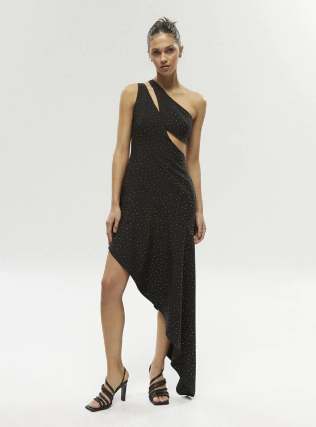 Vestido Luisina Negro talle S - Toia de Kiev - Alquiler de vestidos de fiesta
