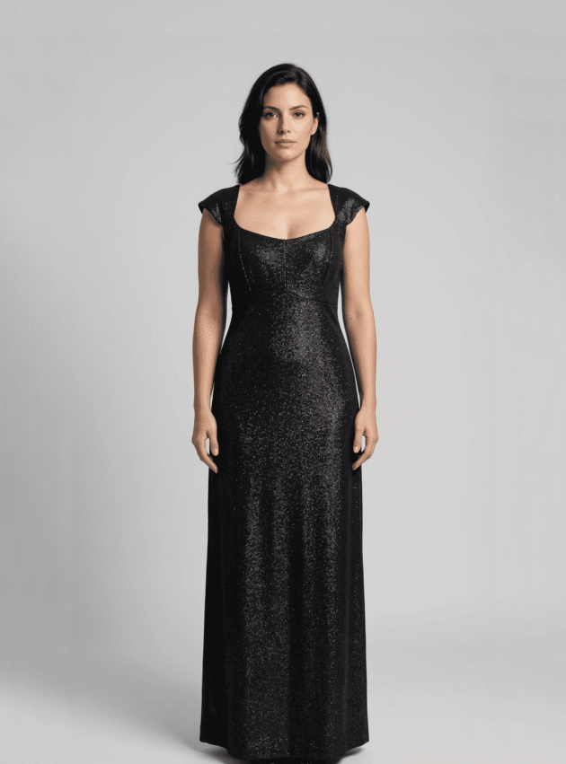 Vestido Holly Negro talle M - Toia de Kiev - Alquiler de vestidos de fiesta