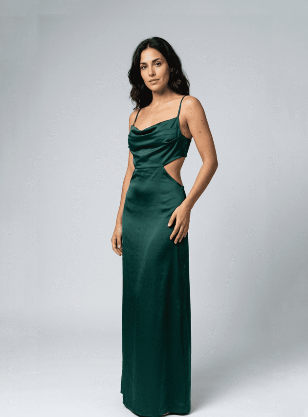 Vestido Janis Verde talle S - Toia de Kiev - Alquiler de vestidos de fiesta