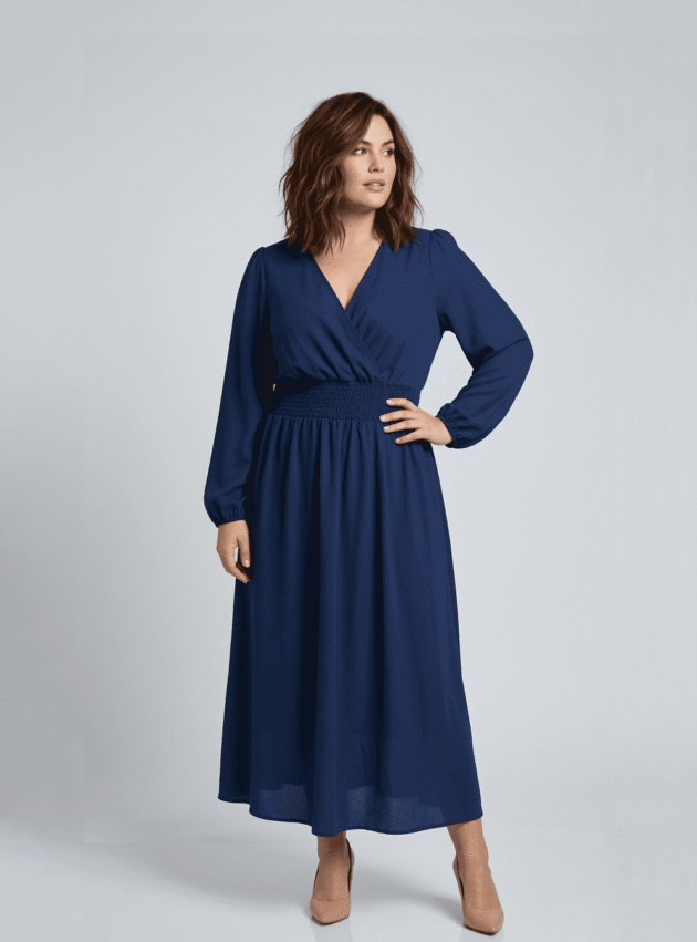 Vestido Bowie Azul talle M - Toia de Kiev - Alquiler de vestidos de fiesta