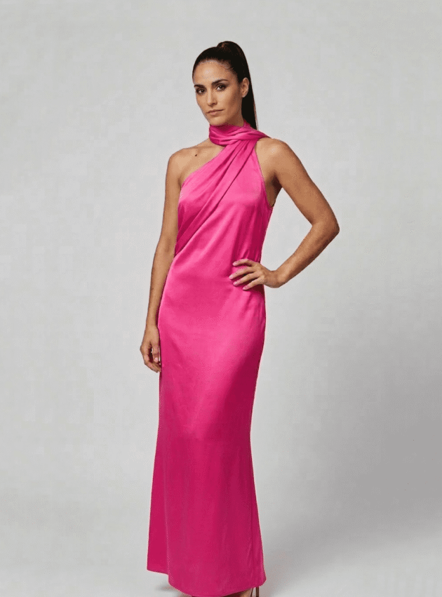Vestido Rosso Rosa talle S - Toia de Kiev - Alquiler de vestidos de fiesta