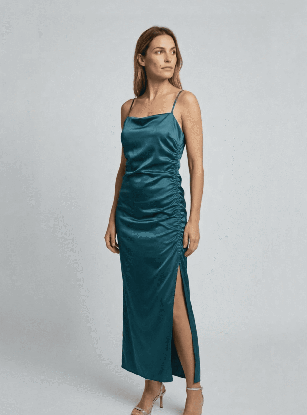 Vestido Doma Verde talle M - Toia de Kiev - Alquiler de vestidos de fiesta