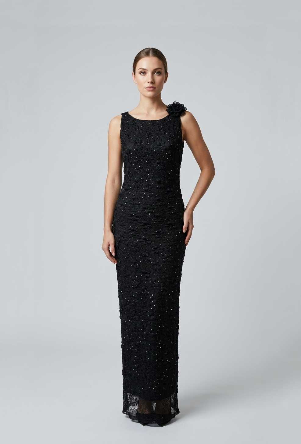 Vestido Colombia Negro talle S - Toia de Kiev - Alquiler de vestidos de fiesta