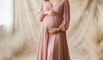 Vestidos de fiesta para embarazadas: brillar en cada evento del embarazo