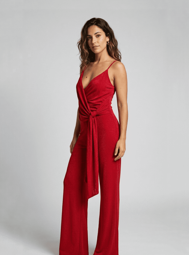 Mono Andorra Rojo talle M - Toia de Kiev - Alquiler de vestidos de fiesta