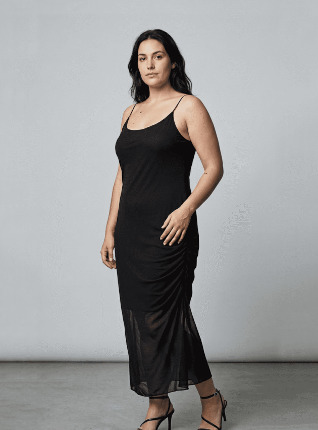 Vestido Pipa Negro talle 2XL - Toia de Kiev - Alquiler de vestidos de fiesta