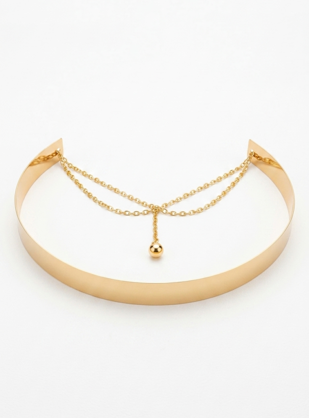 Cinto Lisa gold Dorado talle S - Toia de Kiev - Alquiler de vestidos de fiesta