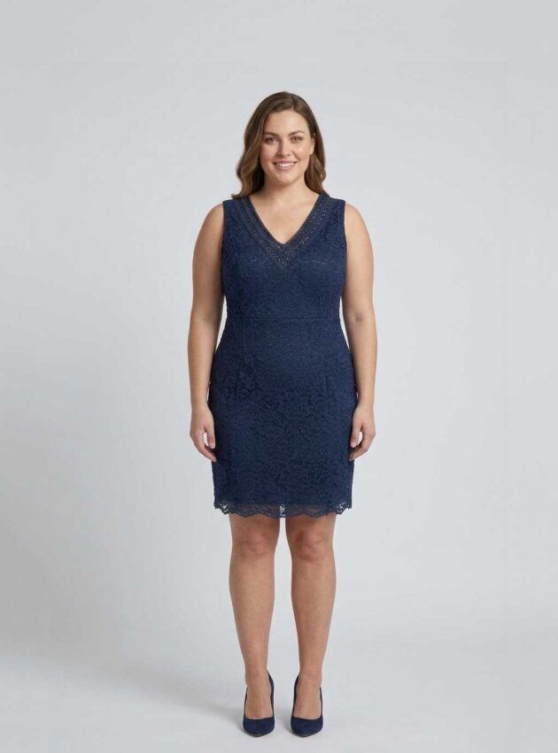Vestido Marc Azul talle L - Toia de Kiev - Alquiler de vestidos de fiesta