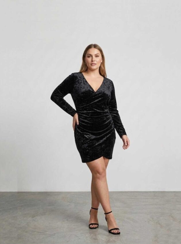 Vestido Ally Negro talle XL - Toia de Kiev - Alquiler de vestidos de fiesta