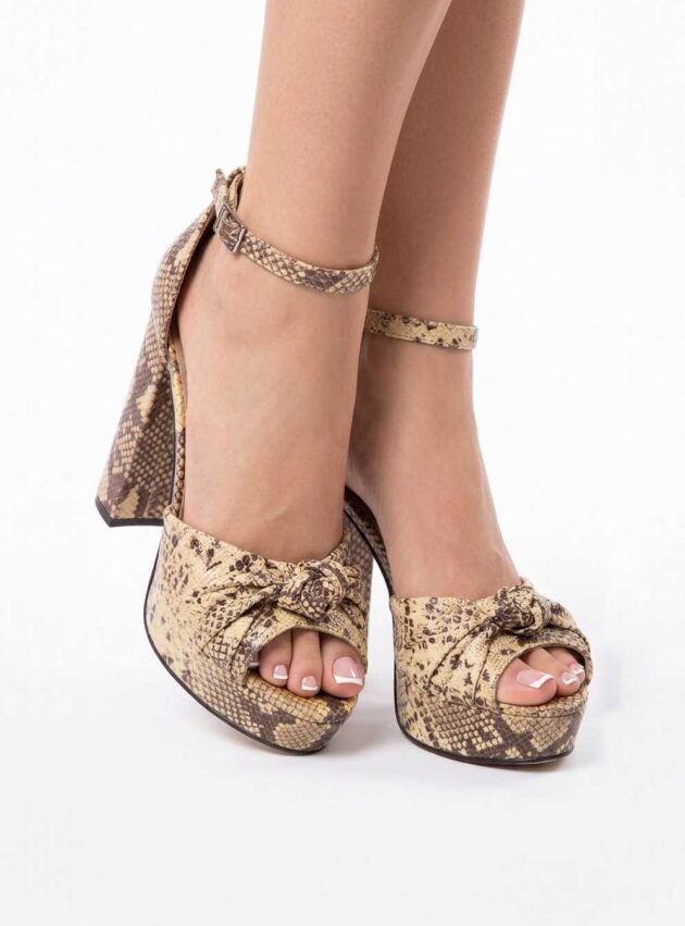Sandalias Reptil