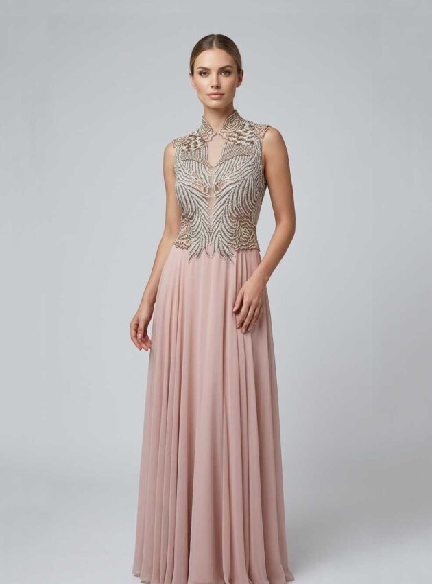 Vestido Princesa Rosa talle M - Toia de Kiev - Alquiler de vestidos de fiesta
