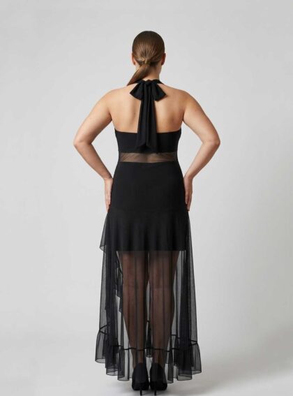 Vestido Salta lima Negro talle M - Toia de Kiev - Alquiler de vestidos de fiesta