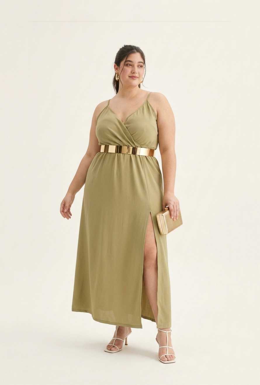 Vestido Salta green Negro talle L - Toia de Kiev - Alquiler de vestidos de fiesta