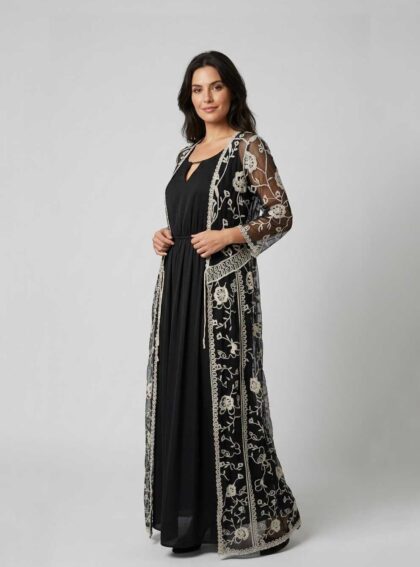Saco Lumen Negro talle M - Toia de Kiev - Alquiler de vestidos de fiesta