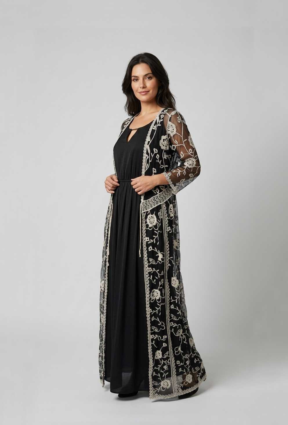 Saco Lumen Negro talle M - Toia de Kiev - Alquiler de vestidos de fiesta