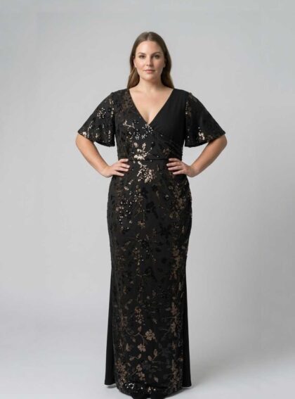 Vestido Nicaragua Bordo talle M - Toia de Kiev - Alquiler de vestidos de fiesta