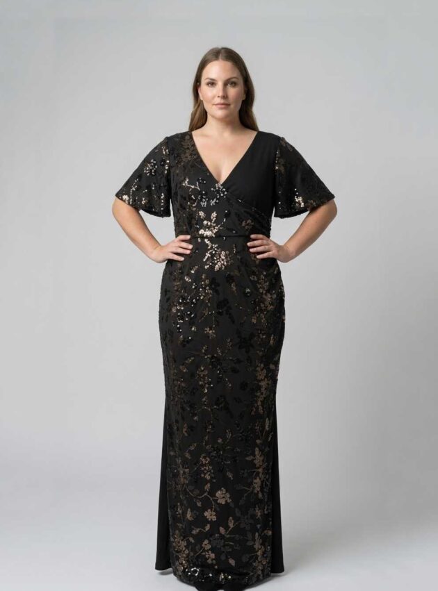 Vestido Nicaragua Bordo talle M - Toia de Kiev - Alquiler de vestidos de fiesta