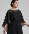 Saco Capa 2 Negro talle M - Toia de Kiev - Alquiler de vestidos de fiesta