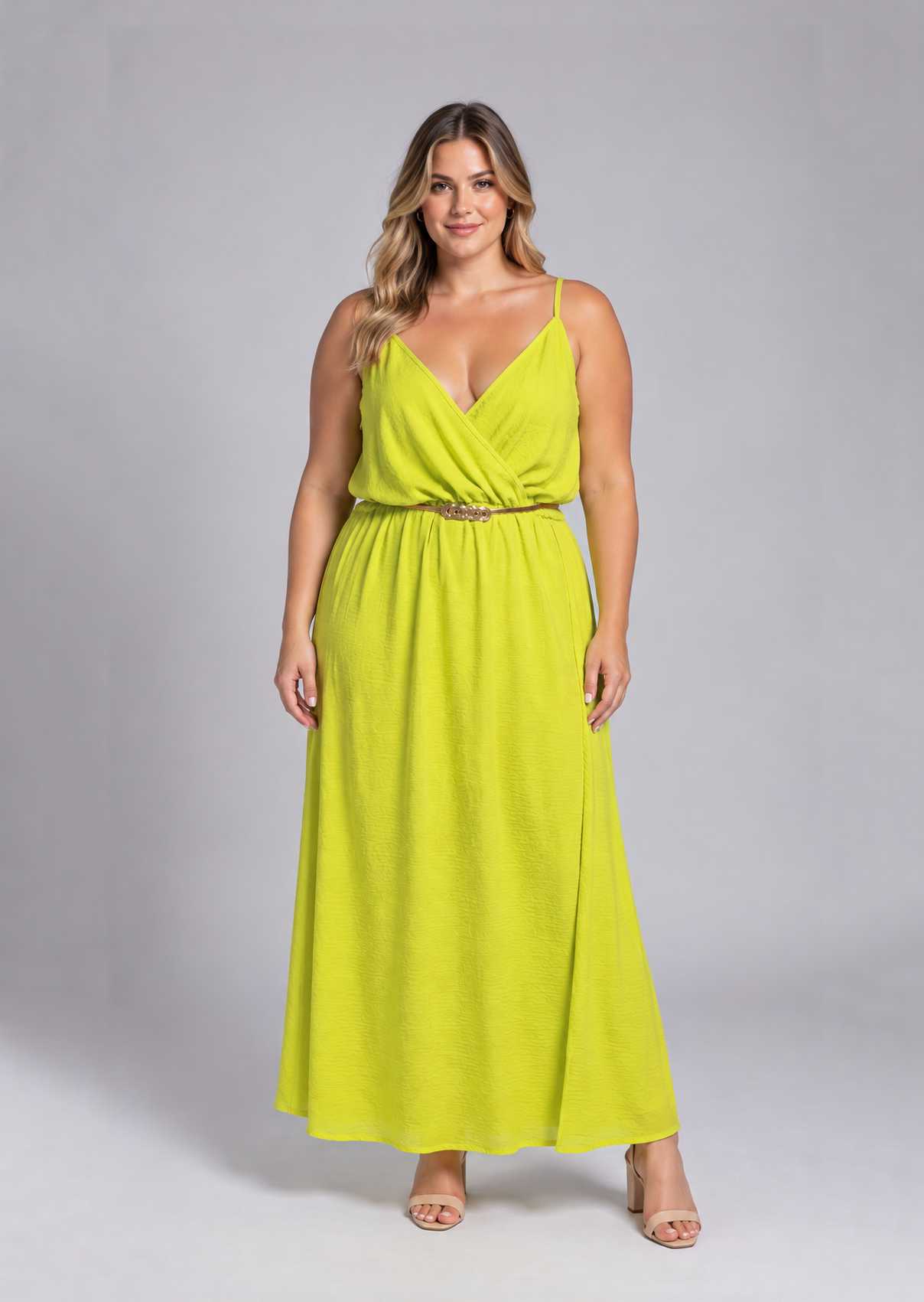 Vestido Salta lima Verde talle 3XL - Toia de Kiev - Alquiler de vestidos de fiesta