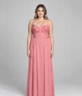 Vestido Mirna Coral talle 2XL - Toia de Kiev - Alquiler de vestidos de fiesta