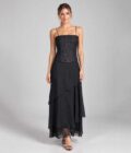 Vestido Gretel Negro talle S - Toia de Kiev - Alquiler de vestidos de fiesta