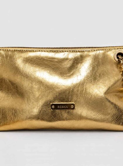 Cartera Gold Dorado - Toia de Kiev - Alquiler de vestidos de fiesta