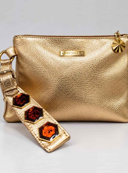 Cartera Gema Rose gold - Toia de Kiev - Alquiler de vestidos de fiesta